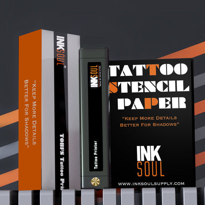 INKSOUL® T08FS Wireless Tattoo Transfer Stencil Printer-Can print shadows